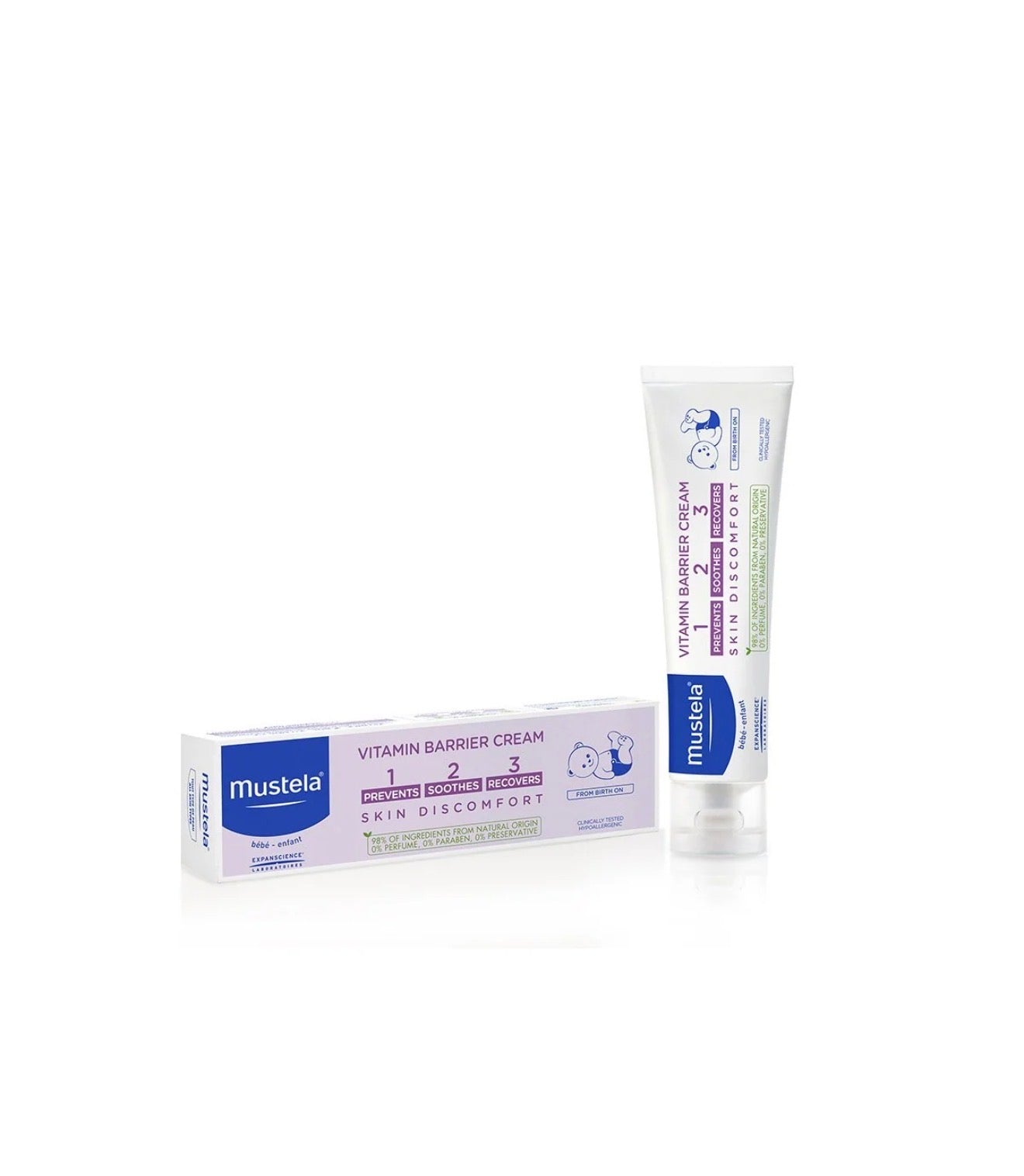 Mustela Vitamin Barrier Cream 1.2.3. 100ml