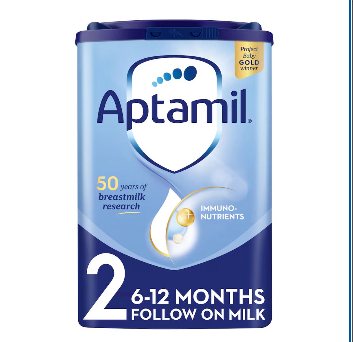 Aptamil 2 Follow On Baby Milk Formula Powder 6-12 Months 800g