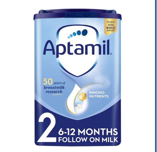 Aptamil 2 Follow On Baby Milk Formula Powder 6-12 Months 800g