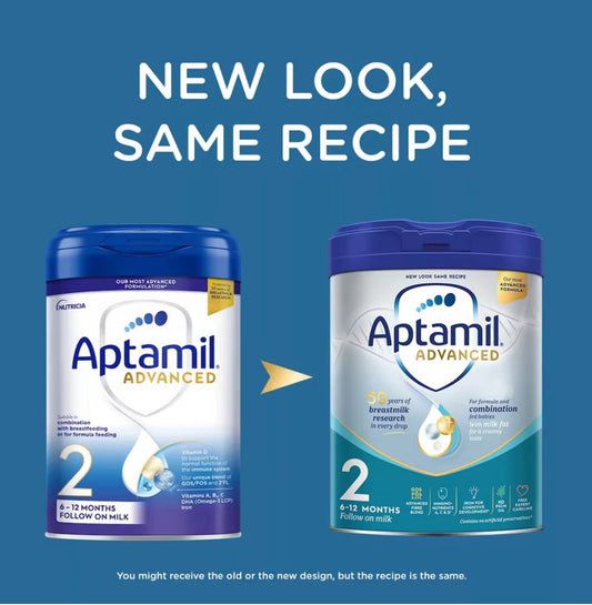 Aptamil Advanced 2 Follow On Baby Milk Formula Powder 6+ Mth 800g