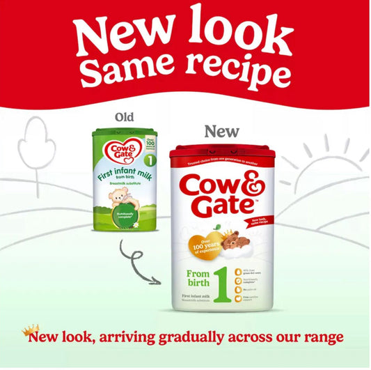 Cow & Gate 1 First Infant Baby Milk Formula Powder from Birth 800g